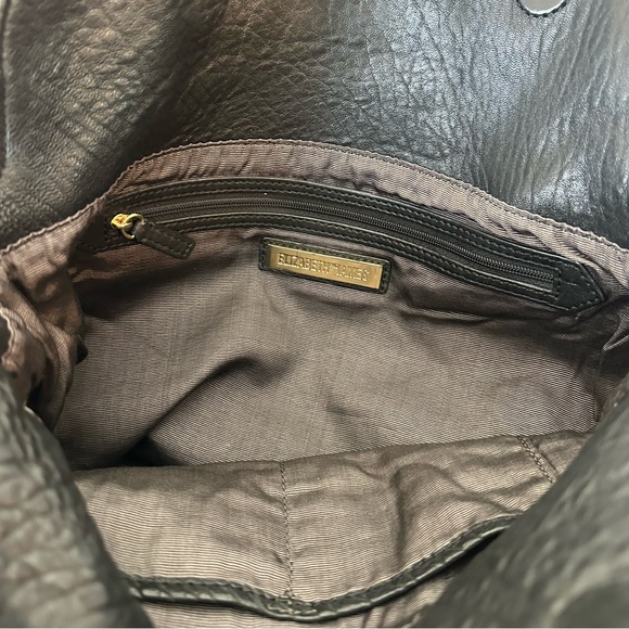 Elizabeth and James Black Leather shoulder Crossbody bag - Picture 6 of 8